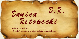 Danica Ritopečki vizit kartica